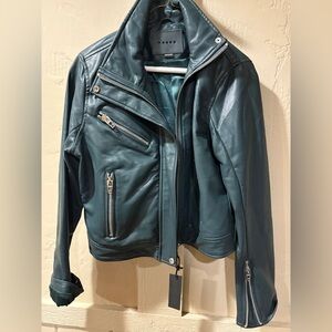 NEW WITH TAGS - Hunter Green Blanknyc leather jacket